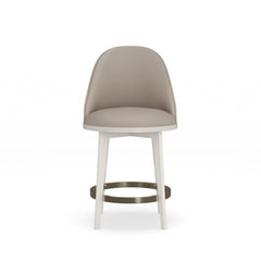 Caracole Another Round Counter Stool – back view – Lusso Furniture Miami