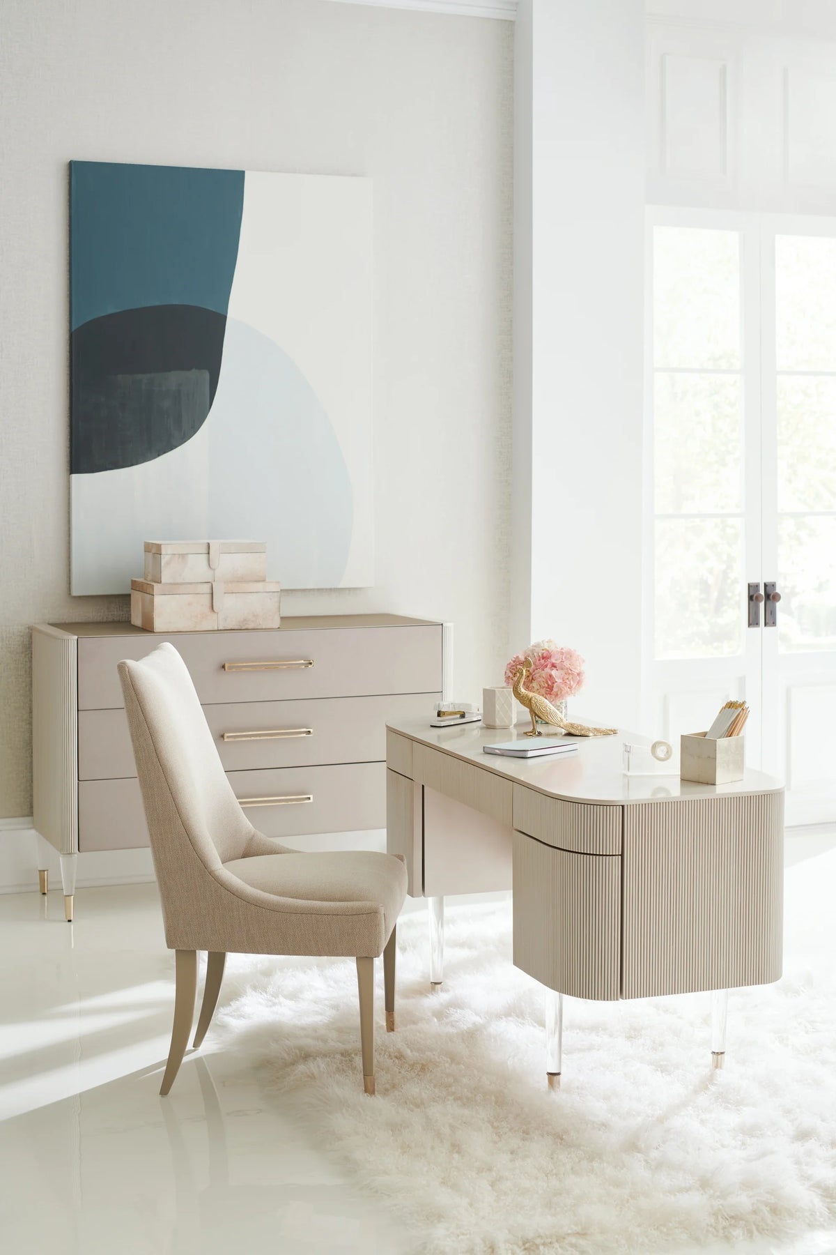 Caracole I Love It Dresser – angle view – Lusso Furniture Miami