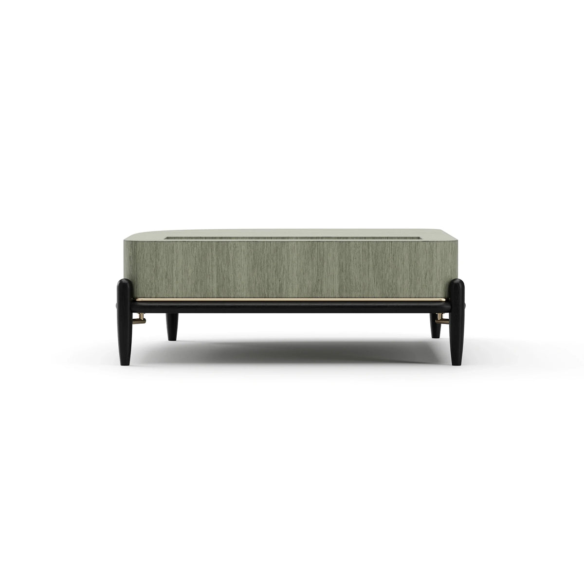 Caracole Madera Corner Cocktail Table – side view – Lusso Furniture Miami