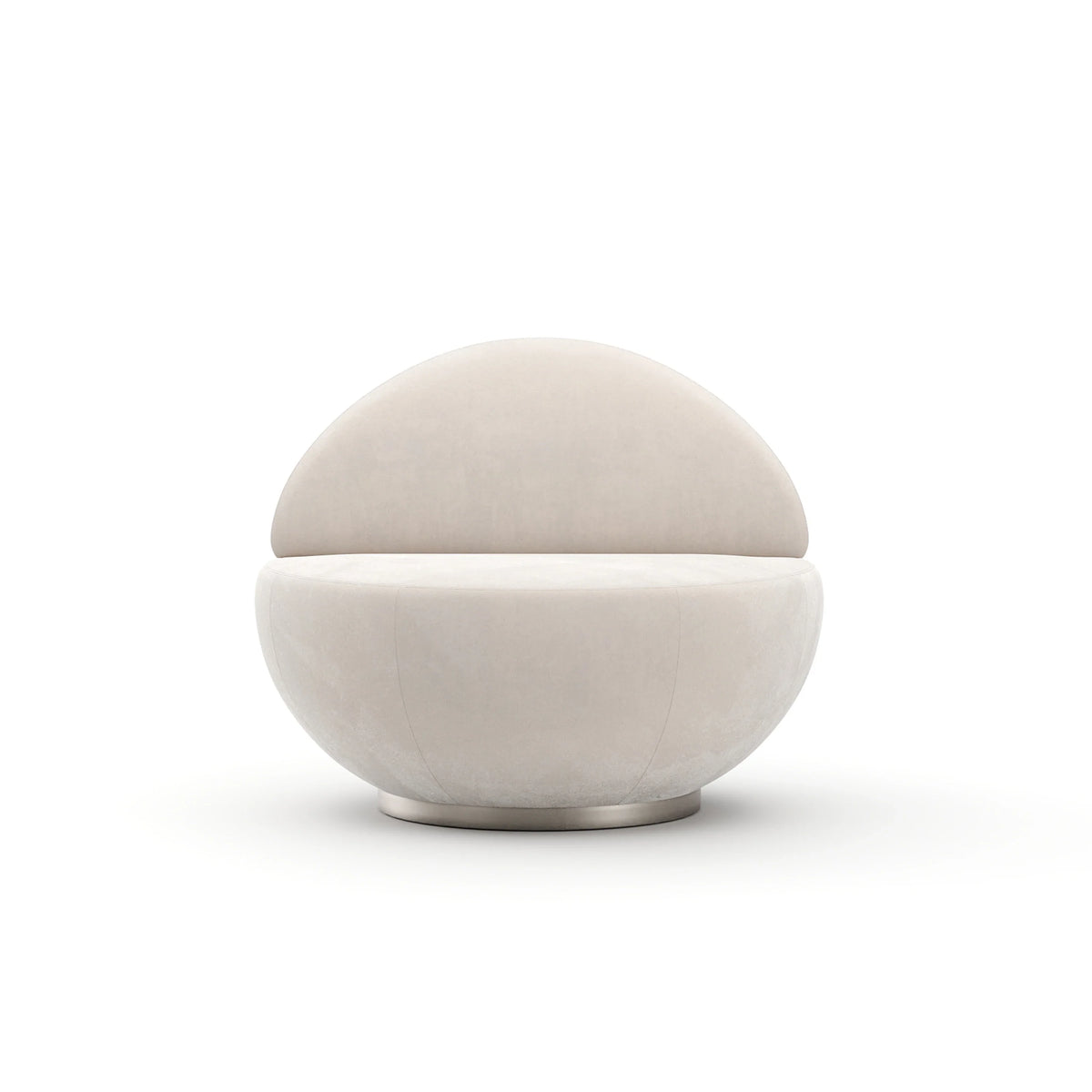 Caracole Jagger Swivel Chair – alternate view – Lusso Furniture Miami