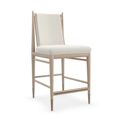 Caracole Unity Counter Stool – angle view – Lusso Furniture Miami
