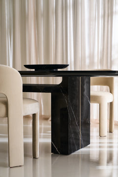 Caracole Overlap Side Chair – side view – Lusso Furniture Miami