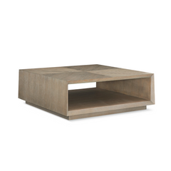 Caracole Boxcar Cocktail Table – side view – Lusso Furniture Miami