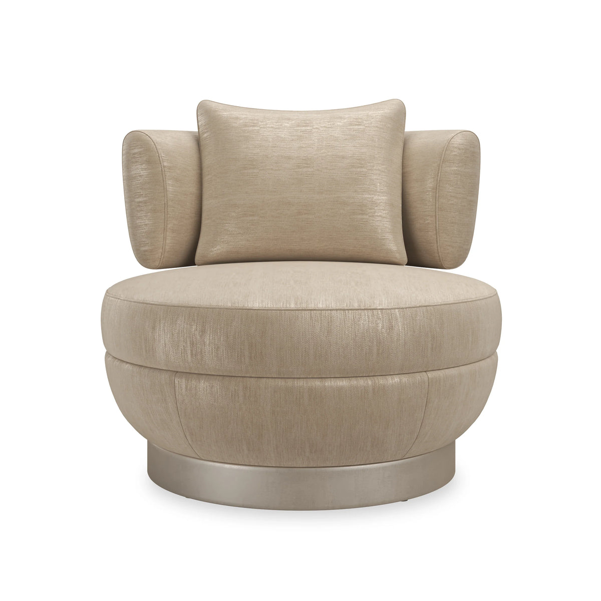 Caracole Celeste Accent Chair – front view – Lusso Furniture Miami