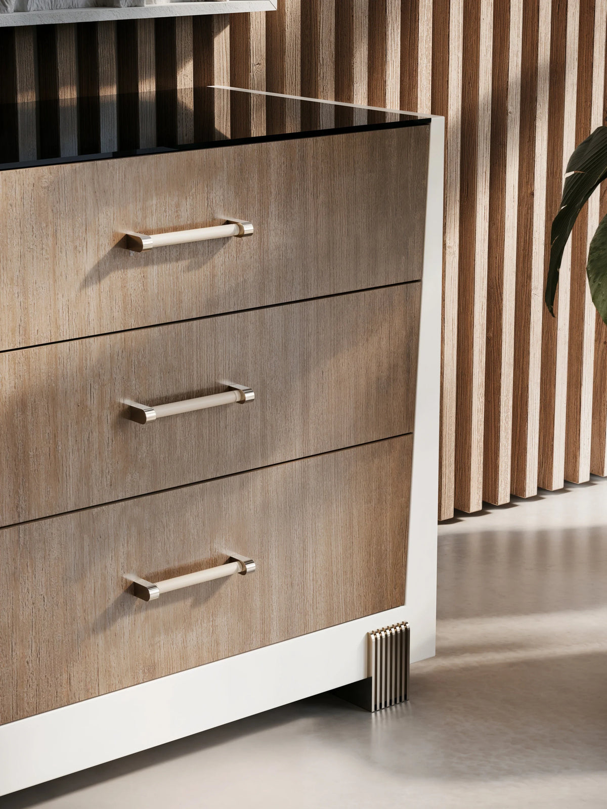 Caracole Counter Balance Dresser – back view – Lusso Furniture Miami