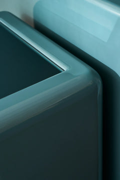 Caracole Gelee Square Monolith Table – finish detail – Lusso Furniture Miami