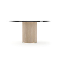 Caracole Rhythm Dining Table – detail – Lusso Furniture Miami