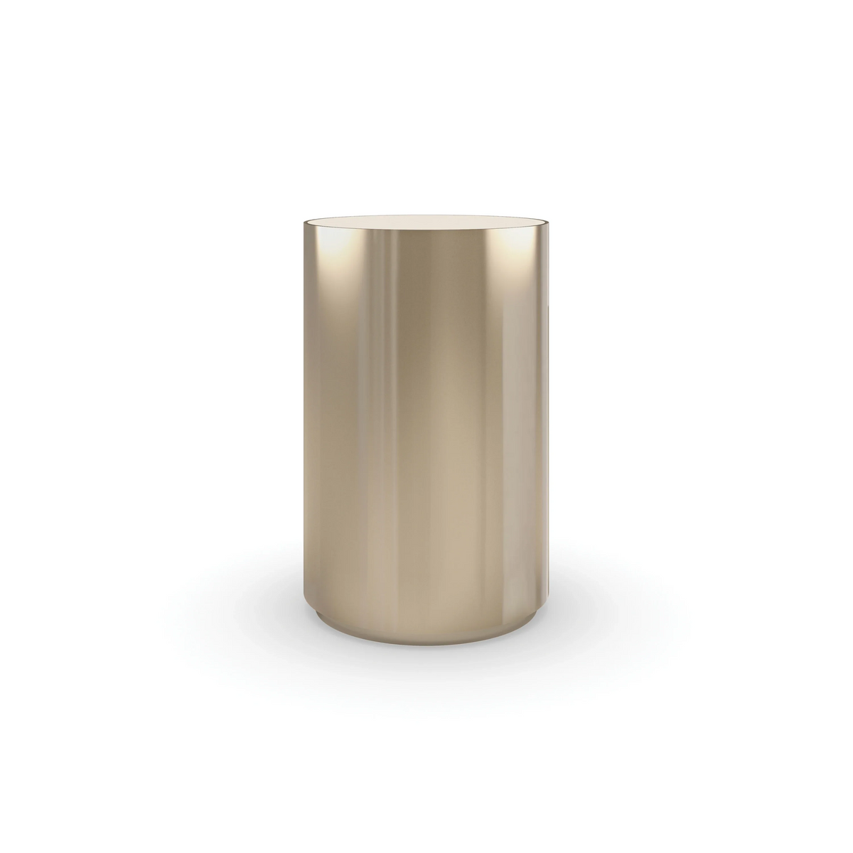 Caracole Round About Tall Accent Table – front view – Lusso Furniture Miami
