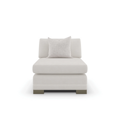Caracole Deep Retreat Sectional Components – front view – Lusso Furniture Miami