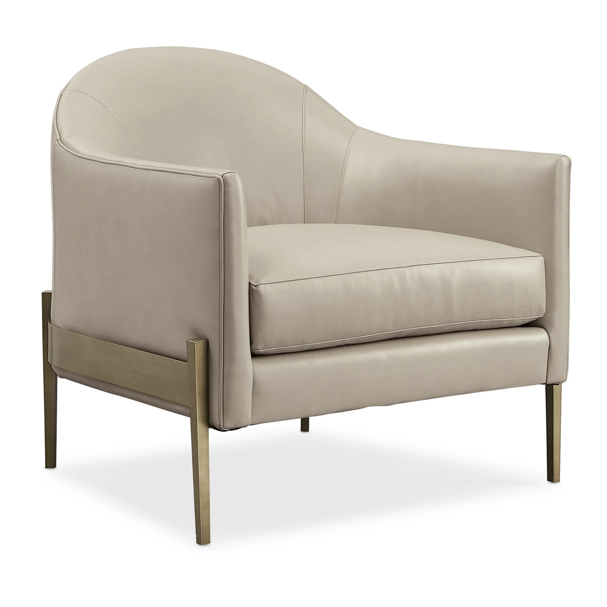 Caracole Rebound Accent Chair – side view – Lusso Furniture Miami