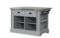 ACME Urrur Kitchen Island – angle view – Lusso Furniture Miami