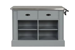 ACME Urrur Kitchen Island – side view – Lusso Furniture Miami