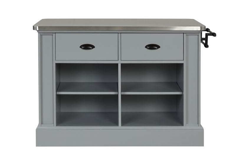 ACME Urrur Kitchen Island – side view – Lusso Furniture Miami