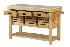 ACME Grovaam Kitchen Island – room setting – Lusso Furniture Miami