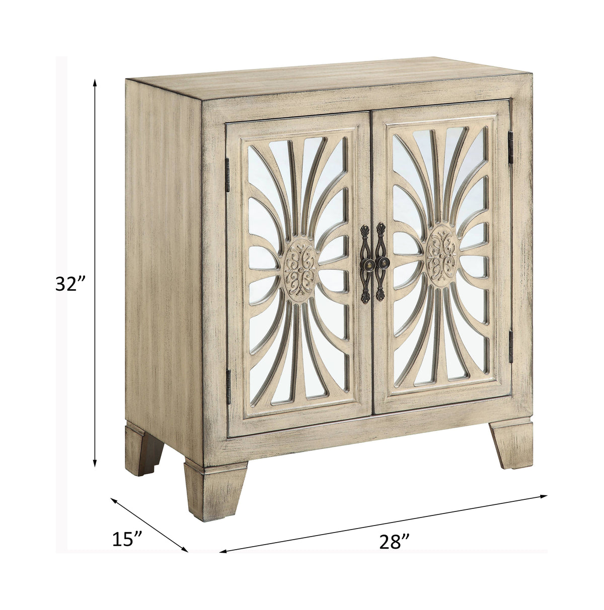 ACME Nalani Console Cabinet – room setting – Lusso Furniture Miami