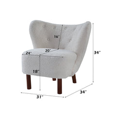 ACME Zusud Accent Chair – top view – Lusso Furniture Miami