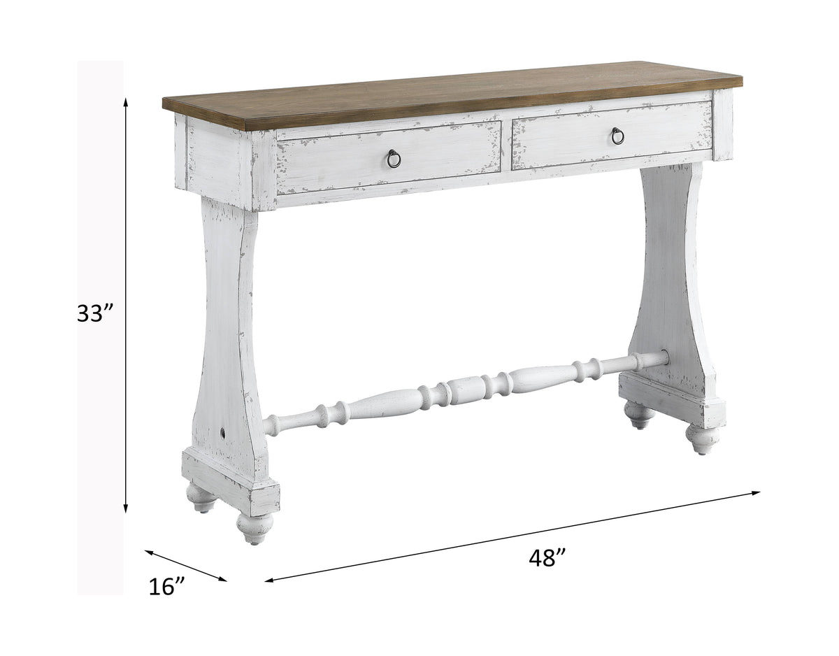 ACME Carminda Console Table – room setting – Lusso Furniture Miami
