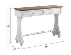 ACME Carminda Console Table – room setting – Lusso Furniture Miami