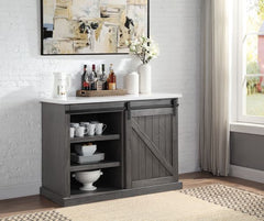 ACME Gauri Kitchen Island – front view – Lusso Furniture Miami