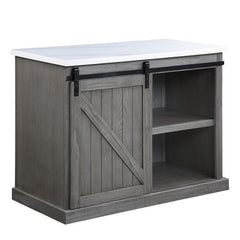 ACME Gauri Kitchen Island – angle view – Lusso Furniture Miami