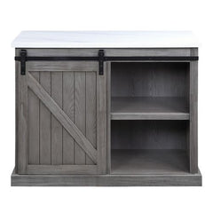 ACME Gauri Kitchen Island – side view – Lusso Furniture Miami
