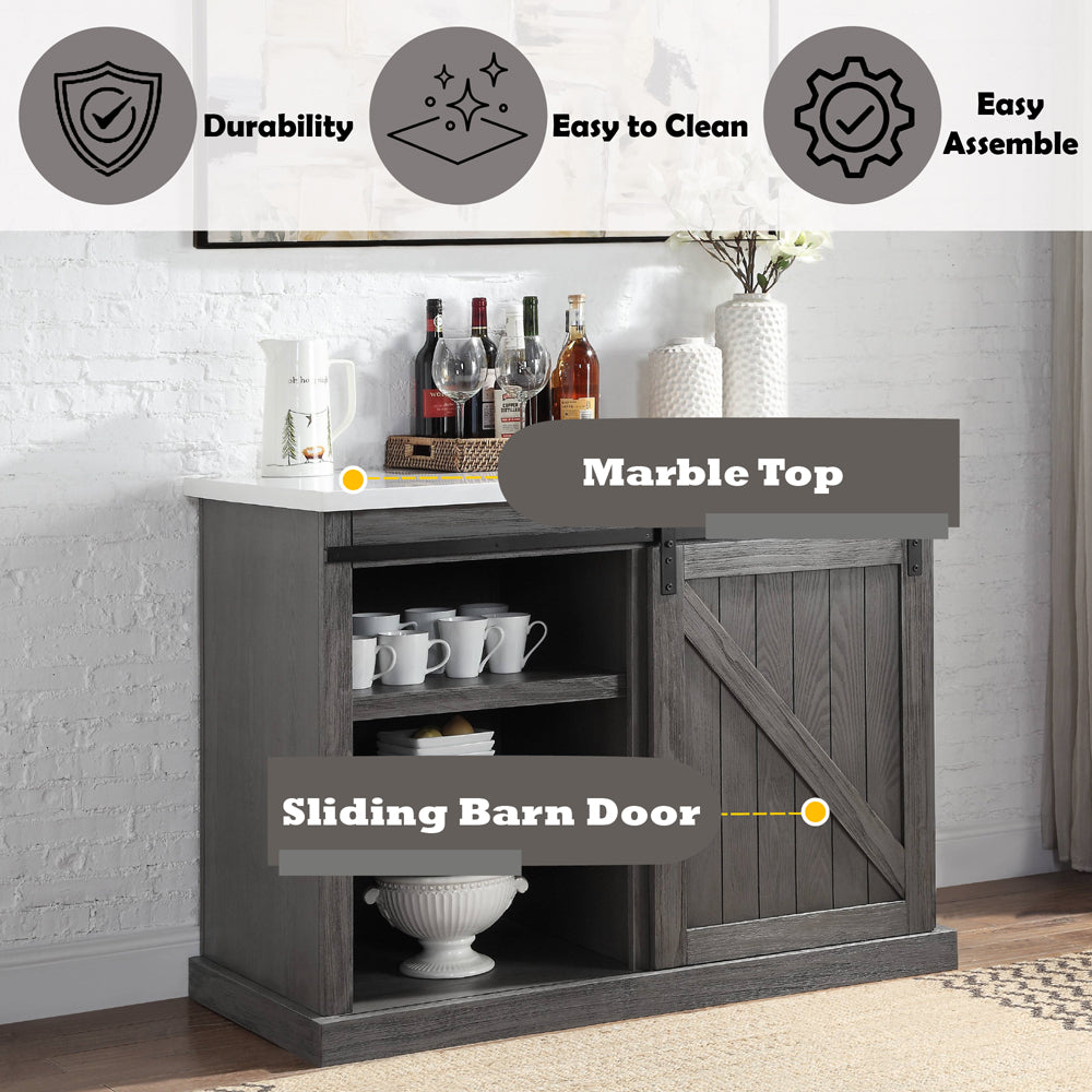 ACME Gauri Kitchen Island – top view – Lusso Furniture Miami