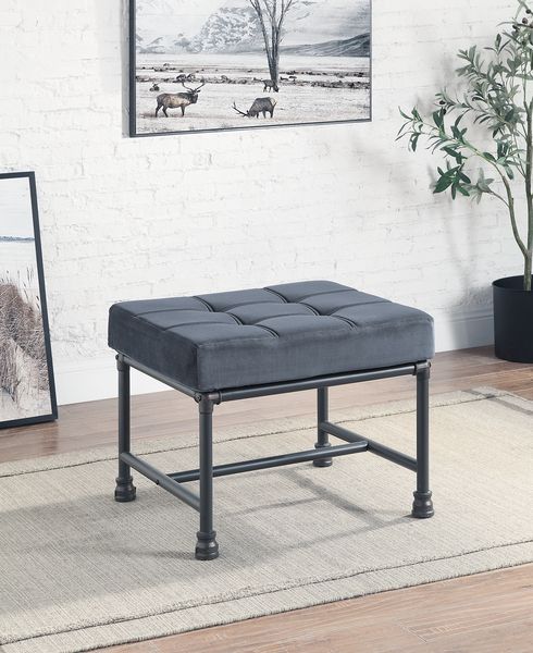 ACME Brantley Ottoman – front view – Lusso Furniture Miami