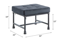 ACME Brantley Ottoman – side view – Lusso Furniture Miami