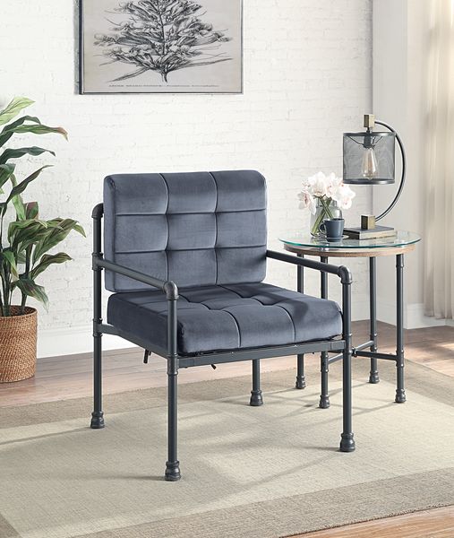 ACME Brantley Accent Chair – front view – Lusso Furniture Miami