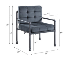 ACME Brantley Accent Chair – side view – Lusso Furniture Miami