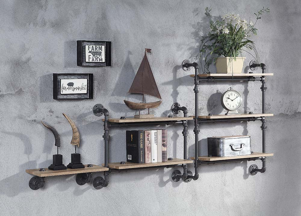 ACME Brantley Wall Rack – close-up – Lusso Furniture Miami