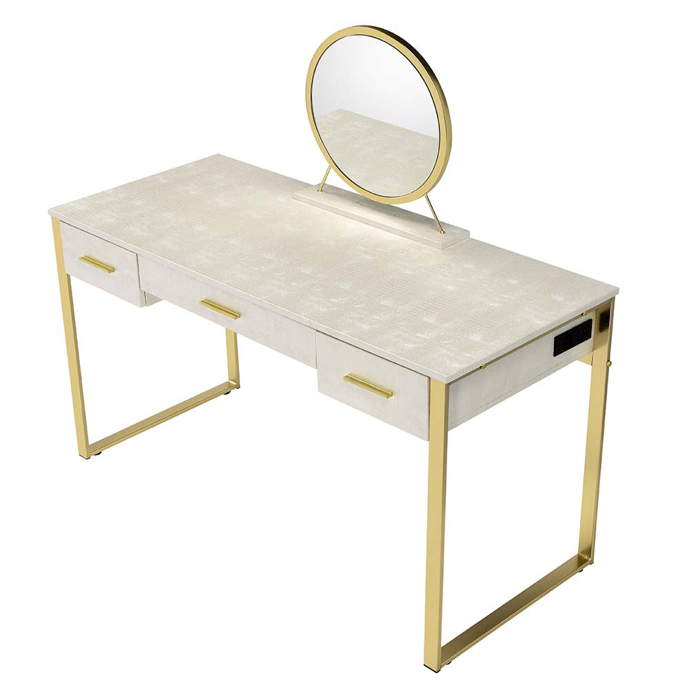 ACME Myles Vanity Set – detail – Lusso Furniture Miami