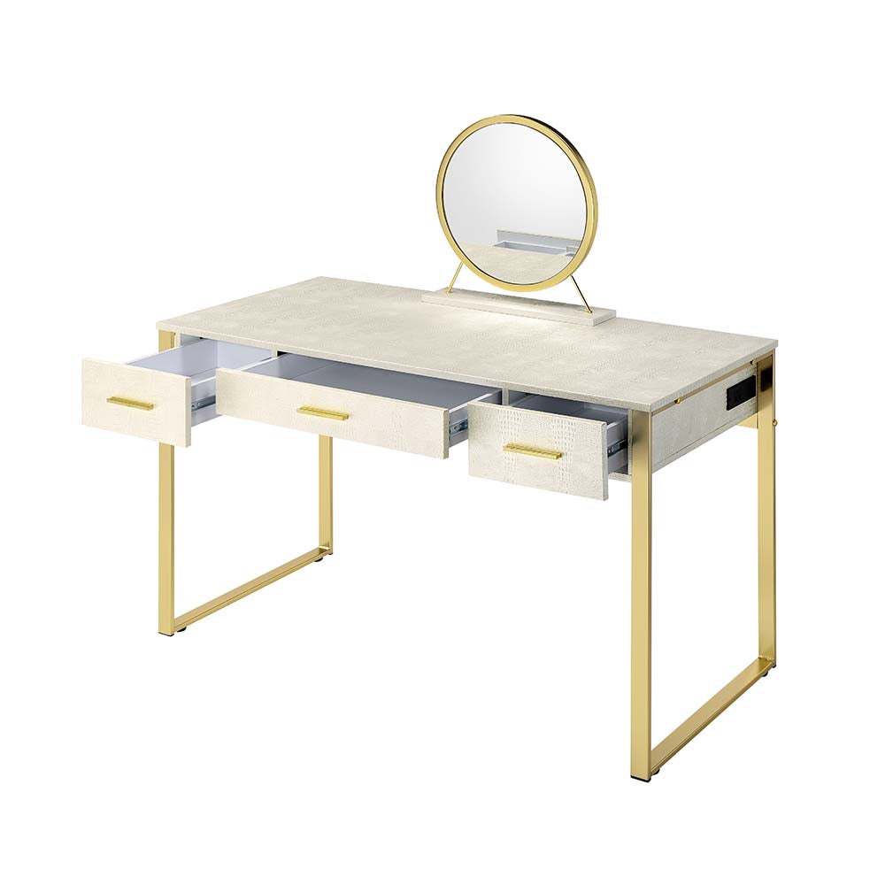 ACME Myles Vanity Set – room setting – Lusso Furniture Miami