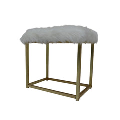 ACME Adao Vanity Mirror and Stool – side view – Lusso Furniture Miami