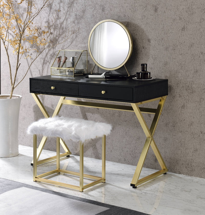 ACME Adao Vanity Mirror and Stool-zoom-