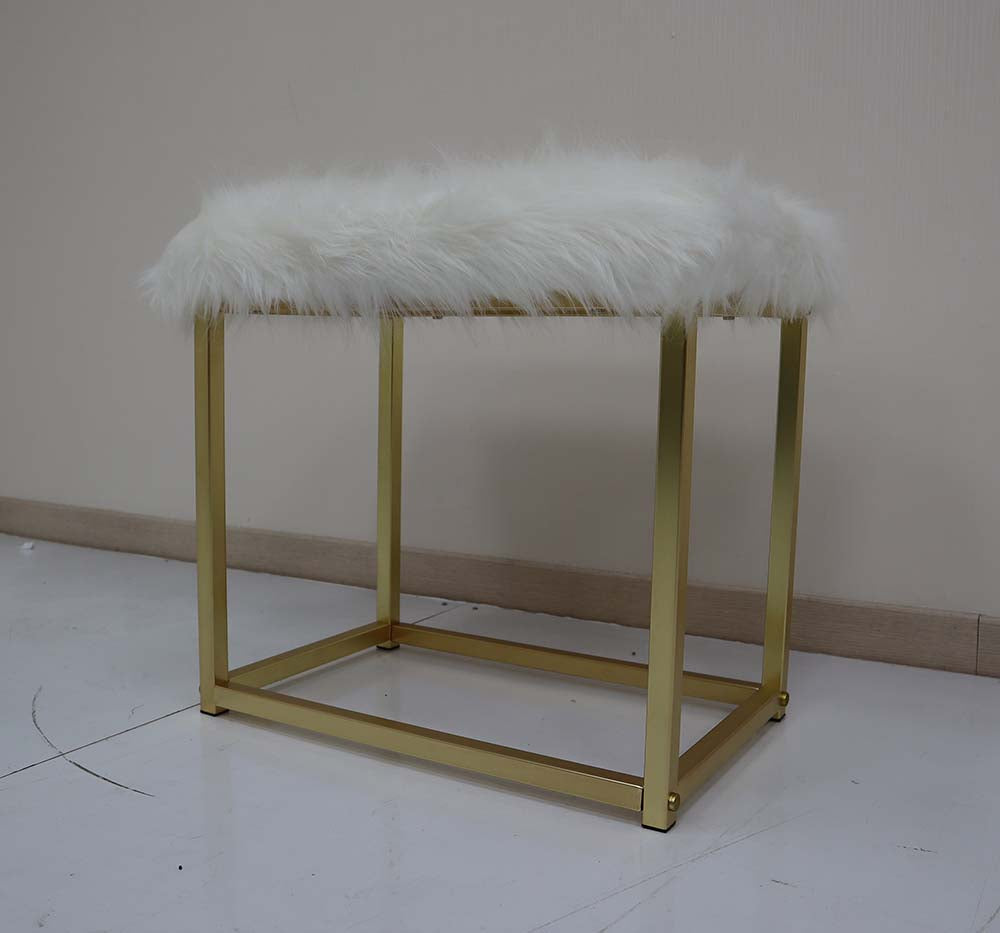 ACME Adao Vanity Mirror and Stool – view 13 – Lusso Furniture Miami