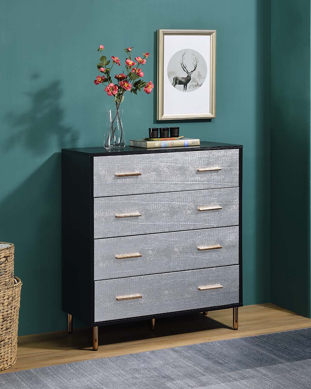 ACME Myles Chest – front view – Lusso Furniture Miami
