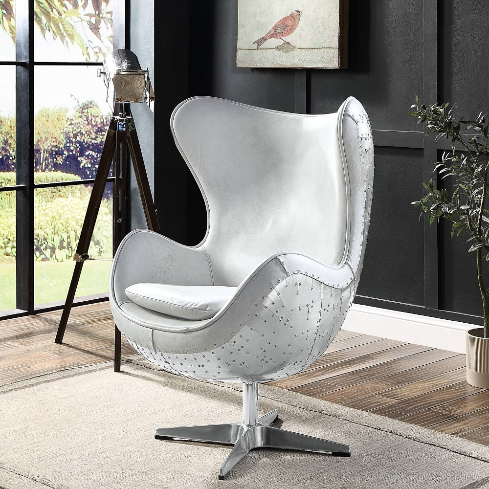 ACME Brancaster Swivel Accent Chair – room setting – Lusso Furniture Miami