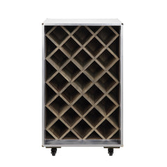 ACME Raini Wine Cabinet – side view – Lusso Furniture Miami