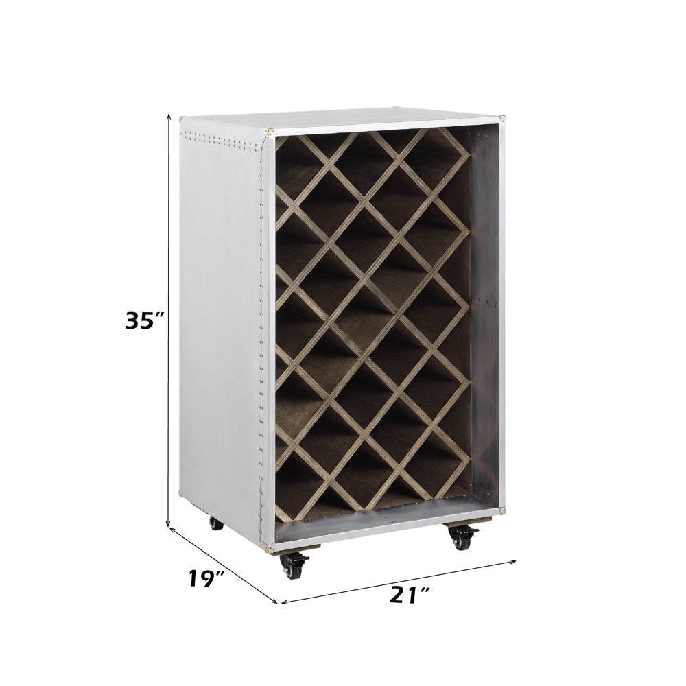ACME Raini Wine Cabinet – back view – Lusso Furniture Miami