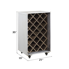 ACME Raini Wine Cabinet – back view – Lusso Furniture Miami
