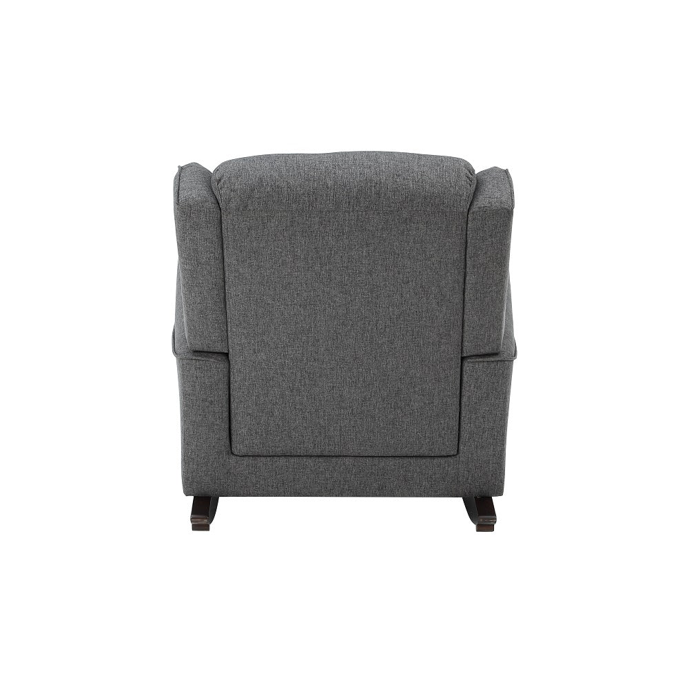 ACME Fabien Rocking Chair – back view – Lusso Furniture Miami