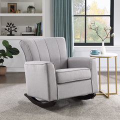 ACME Denzell Rocking Chair – angle view – Lusso Furniture Miami