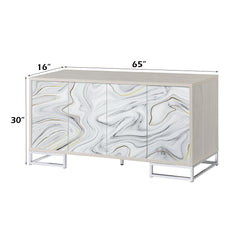 ACME Panos Console Cabinet – room setting – Lusso Furniture Miami
