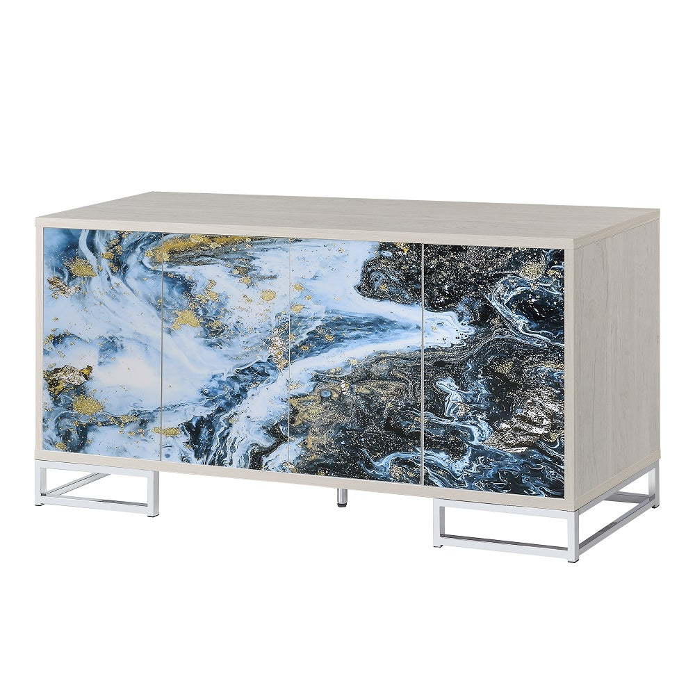 ACME Liam Console Cabinet – front view – Lusso Furniture Miami