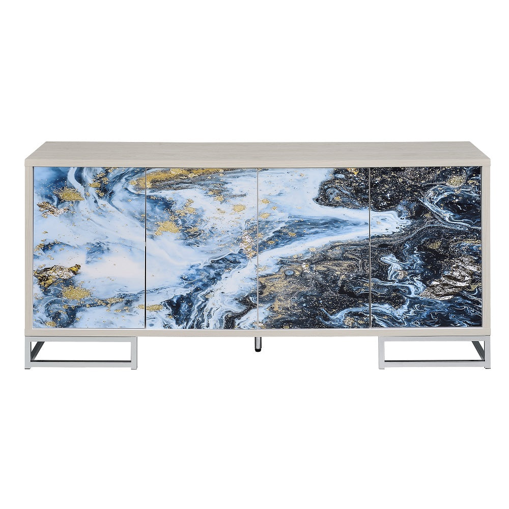 ACME Liam Console Cabinet – angle view – Lusso Furniture Miami