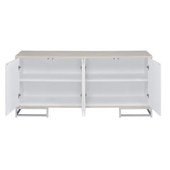 ACME Liam Console Cabinet – side view – Lusso Furniture Miami