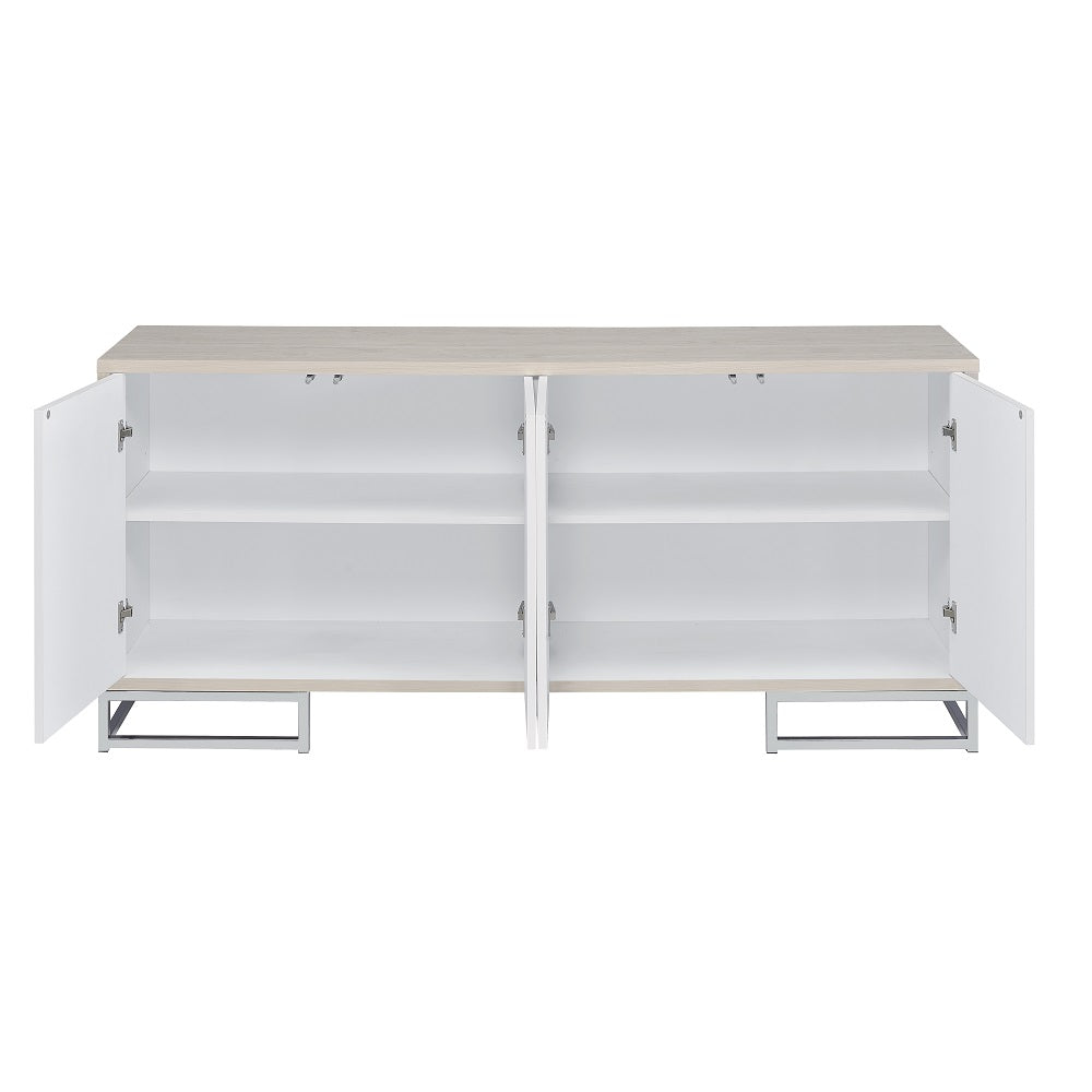 ACME Liam Console Cabinet – side view – Lusso Furniture Miami