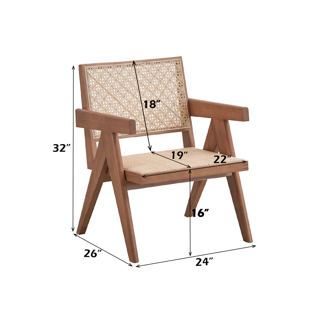 ACME Velentina Accent Chair – finish detail – Lusso Furniture Miami