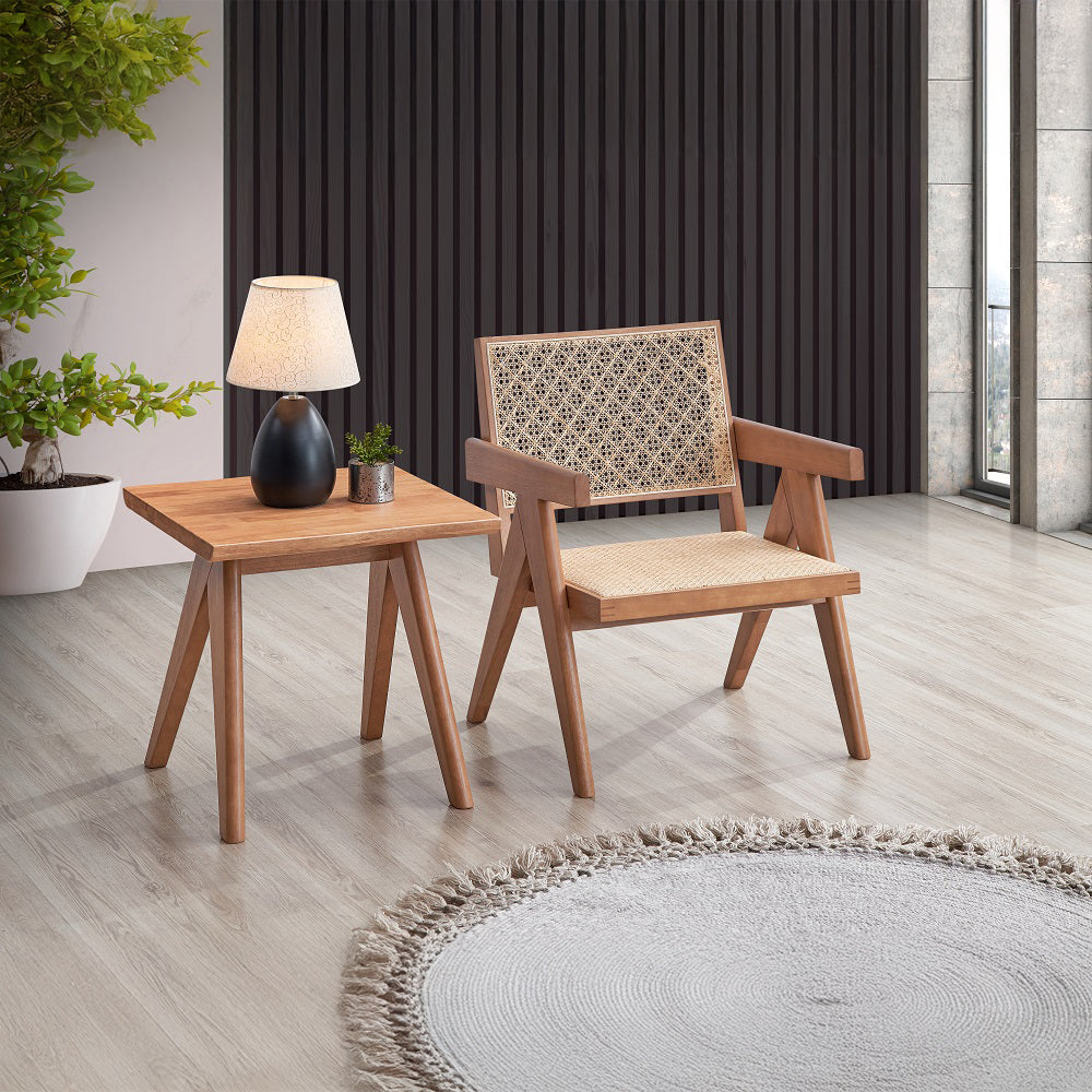 ACME Velentina Accent Table – finish detail – Lusso Furniture Miami